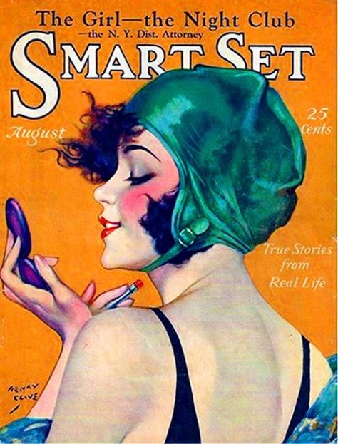 The Smart Set, August 1926. 1920s Advertisements, Henry Clive, Advertising Archives, Flapper Art, Smart Set, Blog Art, Magazine Illustration, Poses Reference, Vintage Pinup