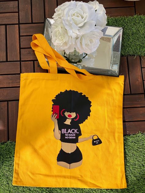 Excited to share this item from my #etsy shop: Gold canvas tote bag, Afro girl tote, Bestfriend gift idea, Large tote, Canvas bag, Shopping bag, School book bag, Custom bags, Purse, Tote Overnight Snacks, Christmas Girls Night, Snacks Kids, Diy Tie Dye Techniques, Totes Ideas, Nurse Tote Bag, Christmas Girls, School Bookbags, Hair Wrap Scarf