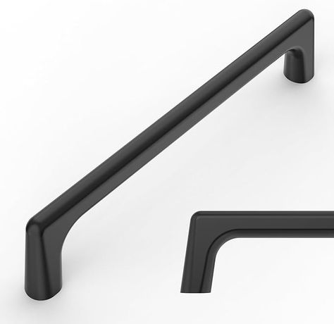 Amerdeco 10 Pack Matte Black Cabinet Pulls 5 Inch(128MM) Hole Centers Kitchen Cabinet Handles Hardware Kitchen Handles for Cabinets Cupboard Handles Drawer Pulls ZH0041 - Amazon.com Matte Black Cabinet Pulls, Black Cabinet Pulls, Handles For Cabinets, Hardware Kitchen, Black Cabinet, Cupboard Handles, Kitchen Cabinet Handles, Black Cabinets, Cabinet Pulls