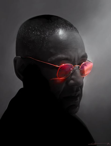 Euclase    worx @ ShockBlast Gustavo Fring, Breaking Bad Art, Photorealistic Portraits, Gus Fring, Better Call Saul Breaking Bad, Magic Realism, Rose Colored Glasses, World Of Darkness, Walter White