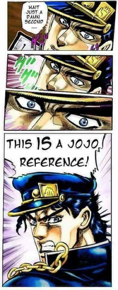 Blake-Blake's Bizarre Adventure: Lood is Unbreakable | RWBY | Know Your Meme Is That A Jojo Reference, Jojo Jojo, Jojo Reference, Jojo's Adventure, Jojo's Bizarre Adventure Anime, Jotaro Kujo, Jojo Anime, Jojo Memes, Anime Meme