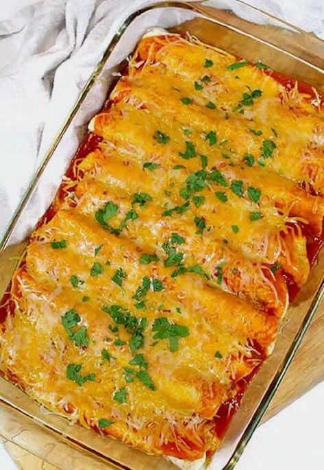 Chicken Sour Cream Enchiladas, Chicken Sour Cream, Easy Chicken Enchilada Recipe, Sour Cream Enchiladas, Cheesy Chicken Enchiladas, Easy Enchiladas, Chicken Enchiladas Easy, Enchilada Recipe, Shredded Chicken Recipes