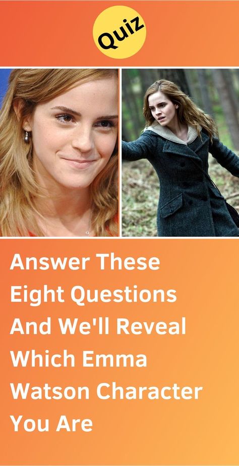 From Hermione Granger to Belle, see which Emma Watson character you are with this fun quiz.
#yourmind #yourthoughts #inyourhead #innerpersonality #personalityQuizzes #whoareyou #aboutme #personality #Quizzes #quizzesfunny #funquizzestotake #me #quizzesaboutyou #emmawatson #emmawatsonquiz Hermione Granger Funny, Harry Potter Personality Quiz, Harry Potter Character Quiz, Hp Quiz, Harry Potter Personality, Quizzes Funny, Harry Potter Quizzes, Harry Potter Quiz, Celebrity Quiz