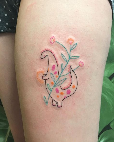 Unforgettable Tattoo, Left Arm Tattoos, Dinosaur Sketch, Dinosaur Tattoos, Tattoo Templates, Tattoo Fails, Hand Poked Tattoo, Cute Little Tattoos, Poke Tattoo