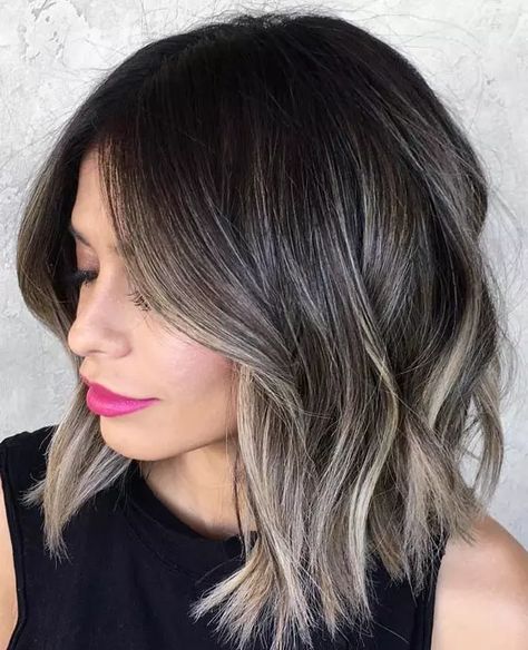 Ashy Hair, Ash Blonde Ombre, Yellow Hair Color, Ash Blonde Hair Colour, Ash Hair, Brown Ombre Hair, Ash Blonde Balayage, Ash Hair Color, Ombre Hair Blonde