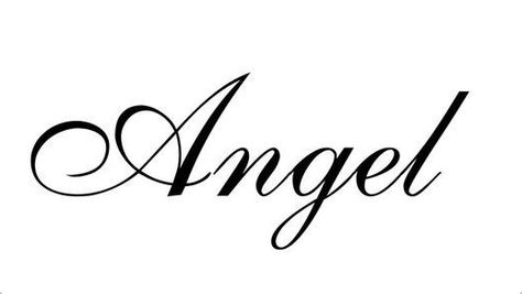 Made In Heaven Tattoo, Angel Font, Heaven Tattoos, Writing Tattoos, Tattoos For Black Skin, Pretty Tattoos For Women, Stylist Tattoos, Angel Aesthetic, Body Is A Temple