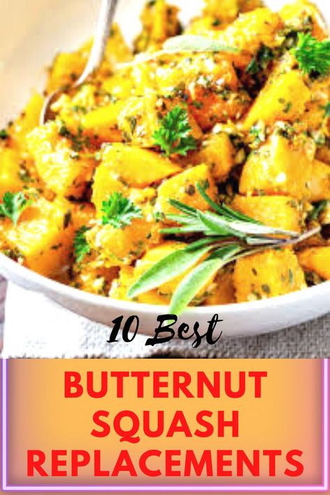 Best Butternut Squash Replacements Butternut Squash Replacements//Butternut Squash Substitutes//Butternut Squash Alternatives It can be difficult to find in stores, and it can be quite expensive. But not to worry! Luckily, there is a few butternut squash substitute that can be used in their place. Winter Squash, Butternut Squash, Make Your, 10 Things