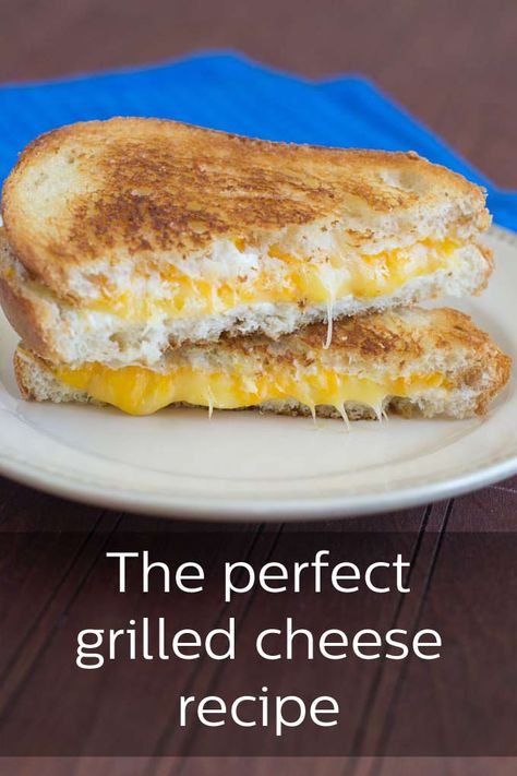 Learn how to make the ultimate grilled cheese sandwich, including what combination of cheese to use, the best bread and more. via @thecookful Grilled Cheese With Shredded Cheese, Grilled Cheese Cream Cheese, Grilled Cheese With Cream Cheese, Cream Cheese Grilled Cheese, Ultimate Grilled Cheese Sandwich, Ultimate Sandwich, Recipes Sandwiches, Grill Cheese, Ultimate Grilled Cheese