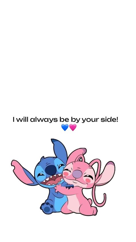 Stich Stitch And Angel Wallpaper, Lilo And Stitch Wallpaper, Stitch Wallpaper, Lilo And Stitch Drawings, Angel Wallpaper, Stitch Drawing, Stitch And Angel, Love Stitch, By Your Side