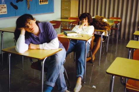 https://flic.kr/p/4e64a4 | from the archives - high school | there's a line in a Patty Griffin song that goes "I hated every day of high school; it's funny I guess you did too." I wasn't one of those people, but that's not to say there weren't rough spots and tedious times :o) just because I like Patty, and because it sort of fits, the next cool line of her song is "It's funny how I never knew. There I was sitting right behind you." "When I wasn't too busy feeling lon 90s High School, Cool Snaps, Current Joys, Patty Griffin, Roxy Theater, Worst Album Covers, Bad Album, Portrait References, Romantic Images