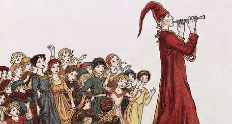 Pied Piper Of Hamelin, The Pied Piper, Famous Fairies, Kids Novels, Pied Piper, Classic Fairy Tales, Morning Cartoon, False Prophets, Girl Reading