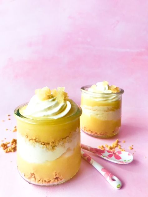 Easy Lemon Curd Parfaits Recipe withe Paradise Candied Lemon Peel Easy Parfait, Microwave Lemon Curd, Lemon Curd Cheesecake, Cheesecake Parfait, Cookie Parfait, Yogurt Jars, Easy Lemon Curd, Citrus Desserts, Candied Lemon Peel