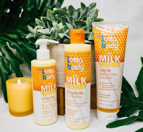 Natural ~ Textured ~ Relaxed on Instagram: "The LottaBody Milk & Honey🥛 🍯 collection offers some of the best products to achieve any natural hairstyle this summer🌞 And sis, Using the Nourish Me Leave In, Elongate Me Curl Stretcher and Hold Me Maximum Hold Styling Gel, you won’t be disappointed! No humidity, sweat or heat can stop us over here!!💛🤍 #summertime #milkandhoney #lovelottabody #slickback #washandgo #twistbraids" Lotta Body Products, Natural Hairstyle, Wash And Go, Milk Honey, Styling Gel, Twist Braids, Milk And Honey, Hold Me, Leave In