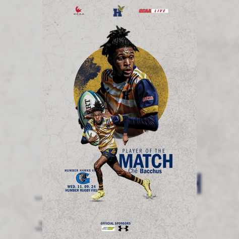 My everyday event poster series featured @humber_rugby @humberhawks NB: These designs were created for learning purposes. The templates are available for use. DM for all your design works!! #graphicdesign #humberhawks #rugby #design #adobe Rugby Design, Poster Series, July 10, Event Poster, Your Design, Rugby, It Works, Graphic Design, On Instagram