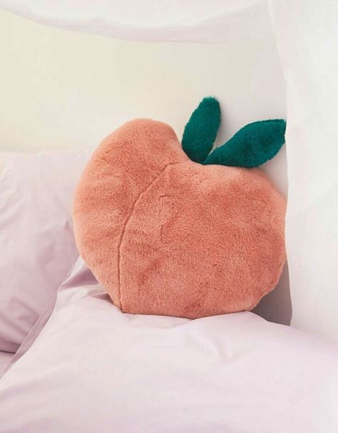 Peach Bedroom Aesthetic, Peach Room Decor, Peach Pillows, Peach Decorations, Peach Bedroom, Peach Bedding, Peach Pillow, Apartment Goals, Peach Aesthetic