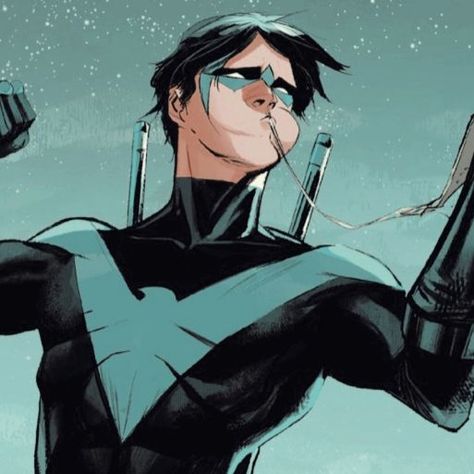 Comic Nightwing, Nightwing Comic, Nightwing Art, Nightwing Young Justice, Nighwing, Dc Icons, Univers Dc, Batman Universe, Batman And Robin