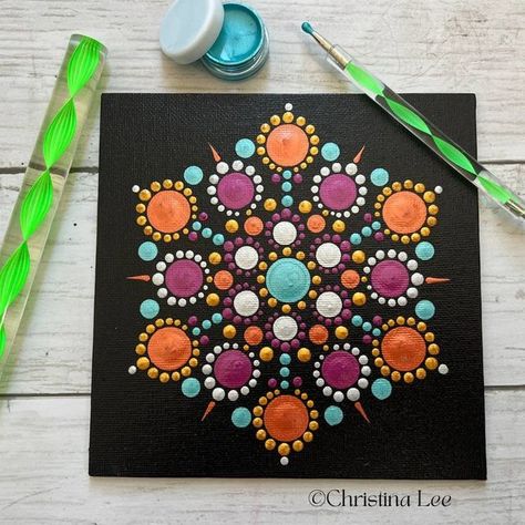 Christina Lee on Instagram: "Ever wanted to try dot painting but don't know what to buy? Well, I got you! This is the best beginners dot painting kit, and it is back in stock! Link in bio! . . . . . . . #artists #artistsofinstagram #beginner #dotart #toolkit #mandala #mandalas #passion #dotmandala #mypassion #artsandcrafts #crafting #artsy #acrylicpainting #acrylicart #mandalaart #decoart #goodvibes #madewithlove #instadaily #artlovers #artprocess #artproject #colorful #makersgonnamake #metalli Dot Painting For Beginners Tutorial, Mandala Tools, Paint Pallets, Painting Hobby, Free Painting, Plastic Man, Acrylic Rod, Mandala Stencils, Painted Gourds