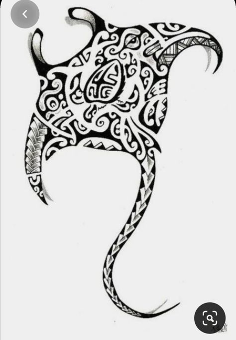 Fiji Tattoo, Polynesian Tattoo Meanings, Stingray Tattoo, Tiki Tattoo, Lizard Tattoo, Ray Tattoo, Polynesian Tattoo Designs, Sak Yant, Hawaiian Tattoo