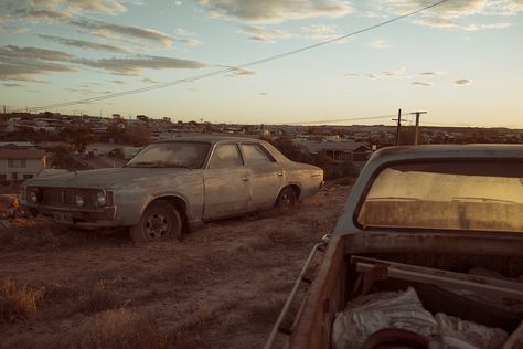 AFTER THEY LEFT - PART 2 by Jonathan May Desert Town, Last Rites, They Left, Southern Gothic, Photo Boards, Survival Games, Abandoned Cars, Types Of Photography, Photography Projects