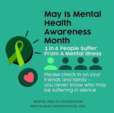 Mental Health Month, Mental Health Awareness Month, Invisible Illness, Health Awareness, Mental Health Awareness, Psychology, Media, Health