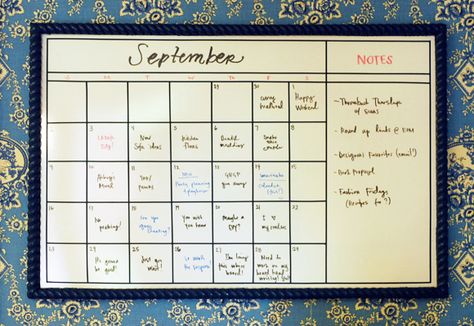 This content series is in partnership with smartwater.  smartwater, simplicity is delicious.  Click here  to learn more. I alw... Diy Whiteboard Calendar, Whiteboard Design, Diy Whiteboard, Diy Desk Calendar, Juniper Home, Notebook Diy, Green Notebook, Whiteboard Calendar, Spray Paint Colors