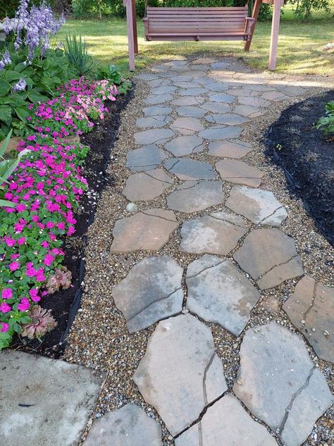 Belgard Portland 21-in L x 15-in W x 2-in H Bella Concrete Patio Stone in the Pavers & Stepping Stones department at Lowes.com Pavers Walkway, Belgard Pavers, Paver Steps, Flagstone Pavers, Patio Stone, Portland Stone, Paver Walkway, Smokey Mountain, Mountain Style