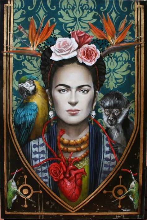 Sophie Wilkins Arts | Art exists because life is not enough. Freida Kahlo, Frida Kahlo Paintings, Frida Kahlo Portraits, Kahlo Paintings, Frida And Diego, Frida Art, Frida Kahlo Art, Magic Realism, Diego Rivera