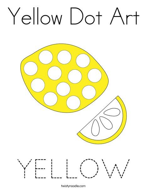 Yellow Art For Preschool, Color Yellow Crafts For Preschool, Color Yellow Worksheets For Preschool, Yellow Worksheets Preschool, Yellow Day Activities Preschool, Yellow Crafts, Twisty Noodle, Preschool Colors, Do A Dot