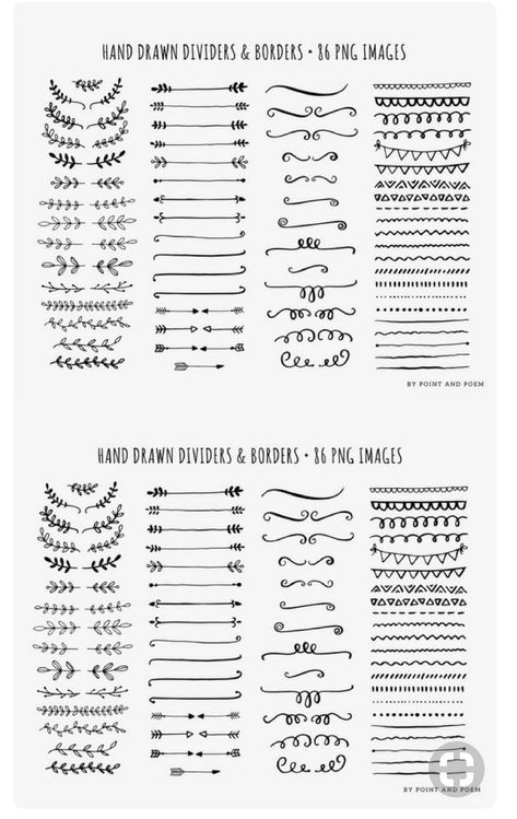 Cute Journal Borders, Dotted Bullet Journal Png, Borders For Headings, Borders For Tattoos, Borders For Journaling, Journaling Borders Frames, Underline Design Simple, Underlines Design, Borders For Calligraphy