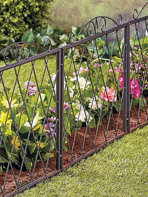 Garden Wooden Fence, Backyard Fence Design, Hydrangea Plant Care, Backyard Privacy Fence, Short Fence, Fence Design Ideas, Metal Garden Fencing, Fence Backyard, Decorative Garden Fencing