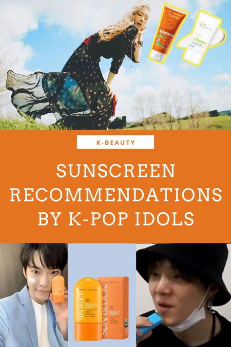 Introducing top-performing sunscreens used by K-pop idols to protect yourself from the sun this summer! #Kpop #KBeauty #KoreanSkincare Kpop Idols Skincare, Korea Travel Guide, K Pop Idol, Nature Republic, Korea Travel, Popular Products, Pop Idol, Protect Yourself, Kpop Idols