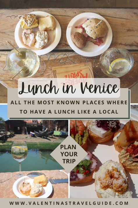 Explore Venice and learn what to do in Venice: where to eat on a budget in Venice. Best bacari in Venice Venice Italy Restaurants, Honeymoon Italy, Venice Cafe, Venice Aesthetic, Venice Italy Food, Venice Restaurants, Venice Food, Venice Travel Guide, Travel Venice