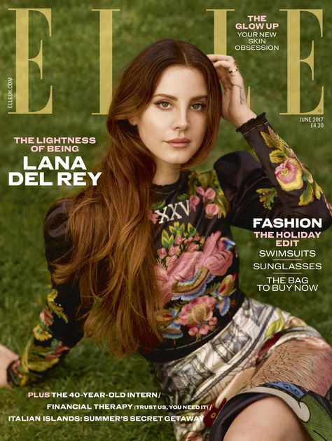 Cover Girl Makeup, Elizabeth Grant, Gucci Dress, Lana Del Ray, Cover Story, Elle Magazine, A Magazine, Glam Fashion, Celebrity Interview