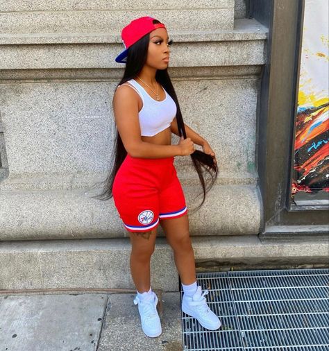 Looks Hip Hop, Swag Outfits For Girls, Tomboy Style Outfits, Streetwear Fashion Women, Teenager Outfits, Cute Swag Outfits, Baddie Outfits Casual, Dope Outfits, Cute Simple Outfits