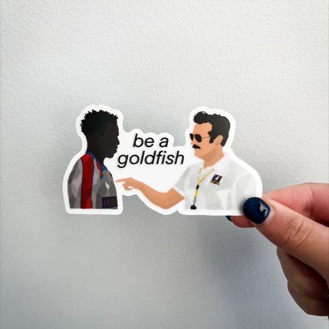 Clear waterproof sticker decal FREE SHIPPING $5.45//TV Show Ted Lasso: Ted Lasso giving pep talk to Sam Obisanya Sam Obisanya, Be A Goldfish, Phone Cover Stickers, Water Bottle Decals, Bottle Decals, Ted Lasso, Pep Talk, Water Bottle Decal, Pep Talks