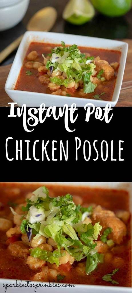 Posole Recipe Chicken, Chicken Posole, Harvest Meals, Chicken Pozole, Posole Recipe, Instant Pot Freezer, Ip Recipes, Mexican Dish, Chicken Crockpot