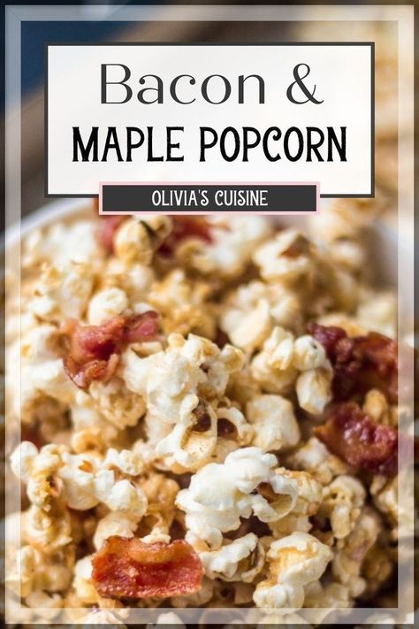 Gourmet Popcorn Flavors, Creative Popcorn Ideas, Popcorn Business Ideas, Maple Bacon Popcorn, Popcorn Board, Fancy Popcorn, Popcorn Mix Recipes, Homemade Popcorn Recipes, Popcorn Business