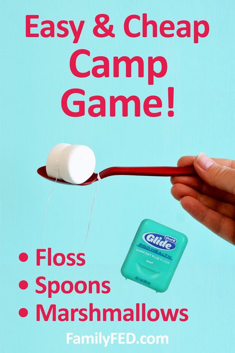 Winter Camping Games For Kids, Camping Carnival Games, Marshmallow Toss Game, Family Camp Games, Funny Camping Games, Camping Family Games, Christmas Marshmallow Games, Minute To Win It Marshmallow Games, Marshmallow Games For Adults