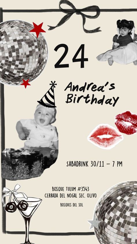 19 Birthday Invitations, Canva Birthday Invitation Ideas, Aesthetic Birthday Invitation Template, Birthday Invitation Card With Photo, Birthday Invitations Aesthetic, Birthday Invitation Template Free Editable, Disco Invitations, Nineteen Birthday, Birthday Invitation Card