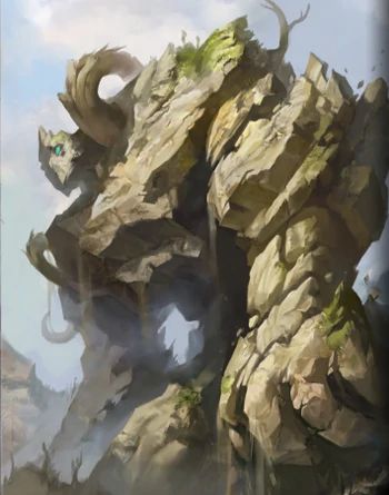 Earth Elemental | Heroes of Camelot Wiki | Fandom Earth Elemental, Evelynn League Of Legends, Heroic Fantasy, 다크 판타지, Earth Elements, Fantasy Monster, Mythological Creatures, Creature Concept Art, Arte Fantasy