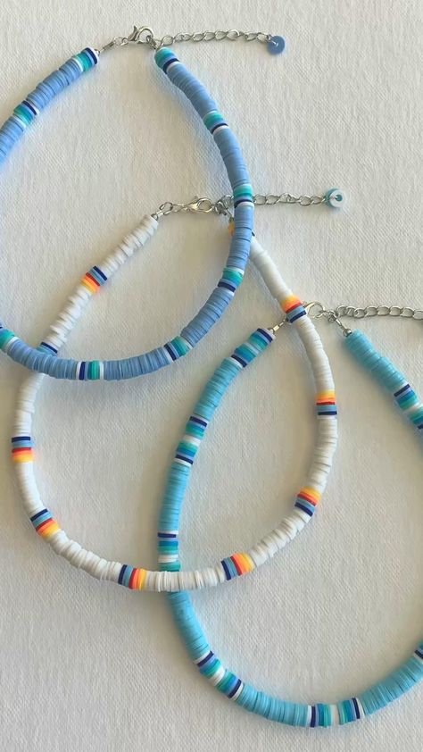 Kiara Outer Banks Necklace, Outer Banks Necklace, Kiara Outer Banks, Bead Choker Necklace, Clay Polymer, Bead Choker, Clay Bead, Choker Necklaces, Outer Banks