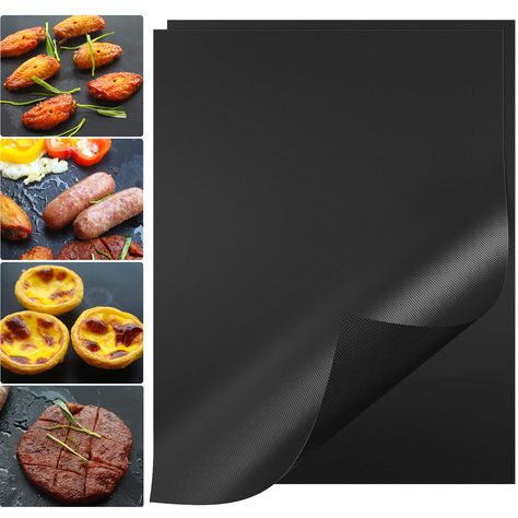 Amazon : BBQ Mat 16×12 Inch Barbecue Grill Pads Nonstick Grill BBQ Paper(2Pcs,Black) Just $4 W/Code (Reg : $9.99) (As of 8/31/2019 5.40 AM CDT) Healthy Barbecue, Bbq King, Barbecue Party, Juicy Steak, Bbq Tools, Silicone Brush, Grill Accessories, Non Stick, Grilled Meat