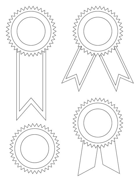 Personalized Ribbon Award Templates Free, Ribbon Template, Free Printable Certificate Templates, Free Printable Certificates, Certificate Of Achievement Template, Award Ribbons, Award Template, Award Ribbon, Badge Template