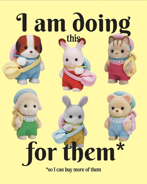 Hihi 🫢 . . . . . . . . . #art #artist #artistic #artistsoninstagram #artistsoninstagram #artstudio #artgallery #digital #poster #posterdesign #posterdesigns #funny #funnyposter #sylvanian #sylvanianfamilies #foryou #foryoupage #foryourpage Sylvanian Families Poster, Sylvanian Drama, Meme Profile, Angel Oc, Memes Text, Pic Cute, Pink Academia, Calico Critters Families, Creative Quotes