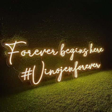 Make your wedding day even more special with our Wedding Hashtag Custom Neon Sign 💕 This unique and personalized design adds a touch of magic and romance to your celebration, featuring your chosen hashtag in beautiful neon lights ✨ Neon Signs For Bedroom, Signs For Bedroom, Bedroom Neon Sign, Bedroom Neon, Wedding Hashtag Sign, Hashtag Sign, Neon Quotes, Custom Neon Lights, Wedding Hashtag