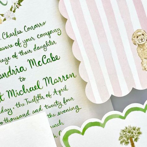 Adison Walter on Instagram: "Some of my favorite details from this invite suite… simply cannot get over this one!! 😍🎨  #charlestonwedding #charlestonartist #charleston #savethedate #custominvitation #weddinginvitation #weddingdecor #weddinginspo #watercolorinvitation #customweddinginvitation #watercolor #watercolorartist #luxurywedding" Green Signage, Peru Wedding, Dream Wedding Aesthetic, Mail Inspo, Illustrated Invitations, Wedding Invite Suite, Illustrated Wedding Invitations, Invite Suite, Venue Illustration