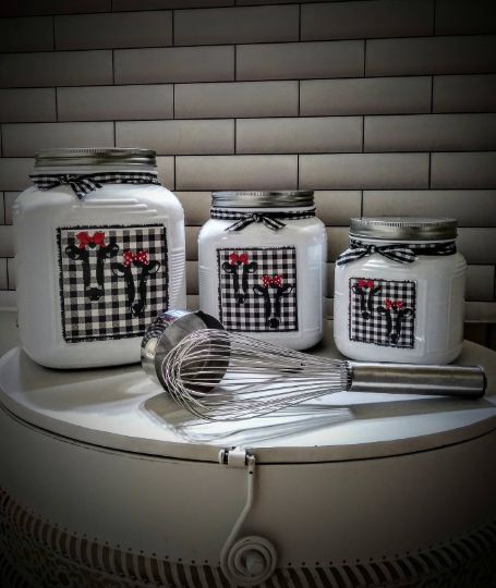 Farmhouse Kitchen Canister Set, Farmhouse Kitchen Canisters, Farmhouse Canisters, Cow Kitchen, Rustic Modern Farmhouse, Mason Jar Bathroom, Kitchen Canister Set, Cow Decor, Rustic Farmhouse Kitchen