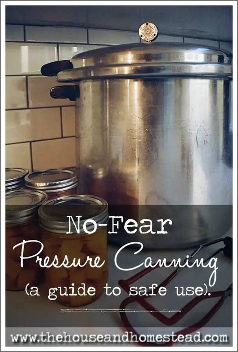 How to Use A Pressure Canner Safely | The House & Homestead Canning Pressure Cooker, Food Canning, Preserving Recipes, Pressure Canning Recipes, Canning 101, Food Preserving, Preserving Foods, Canning Pickles, Home Canning Recipes