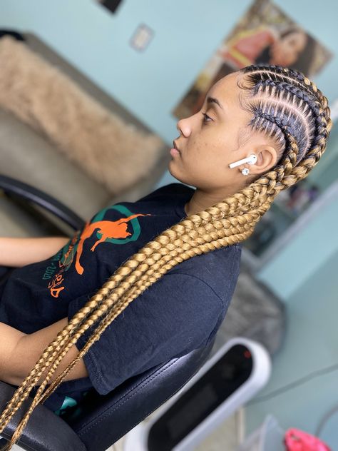 Ghana Braids Cornrows Straight Back, Blonde Straight Back Braids, Blonde Feed In Braids, Blonde Cornrows, Ghana Braids Cornrows, Straight Back Hairstyles, Straight Back Braids, Black Wedding Hairstyles, Braids For Black