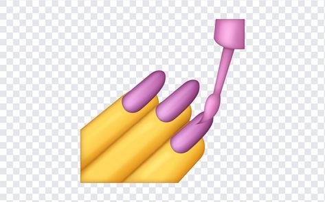 Nail Polish Emoji PNG Nail Emoji, High Five Emoji, Clap Emoji, Middle Finger Emoji, Emoji Nails, Ios Emoji, Emoji Png, Hand Emoji, Graphic Elements